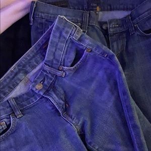 Citizens of Humanity low waist boot cut jeans